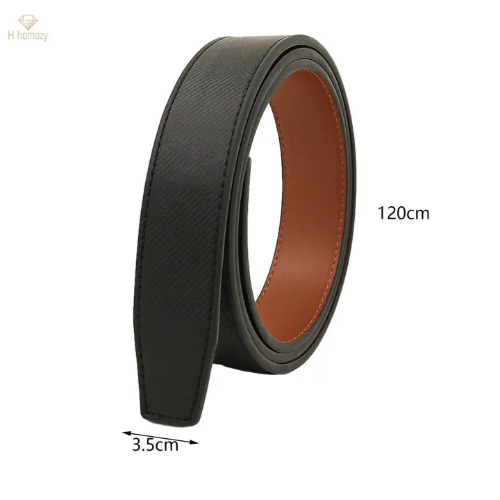 Belt%20Strap%20No%20Buckle%20Clothing%20Accessories%20for%20Daily%20Wear%20Business%20Shopping%20Brown%20Bottom%20-%20Image%204