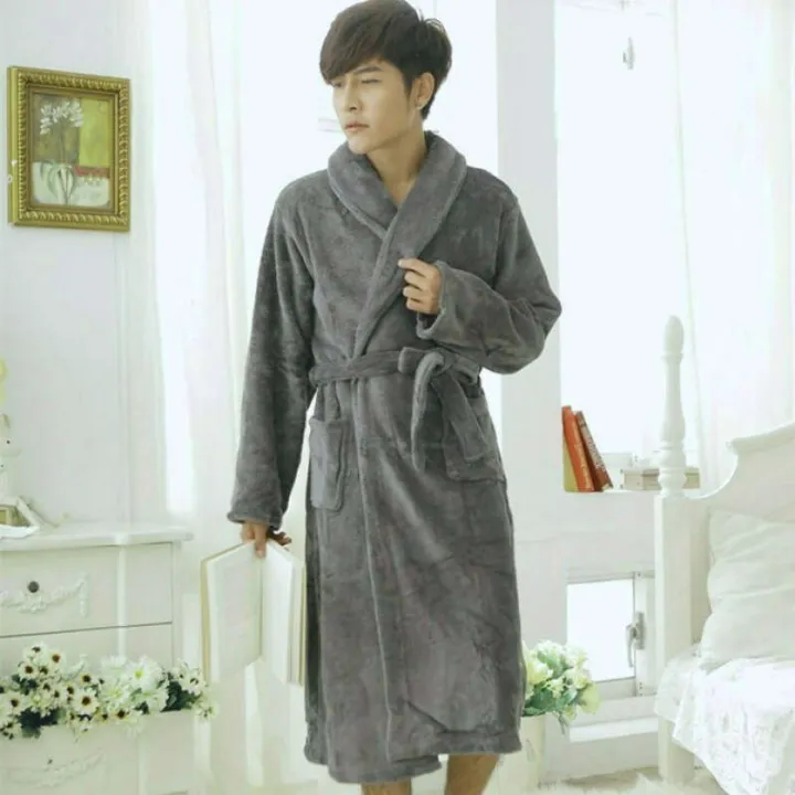 Sleeping%20Robe%20Couple%20Bathrobe%20Thickened%20Coral%20Velvet%20Pajama%20Large%20Fat%20Plus%20Size%20Flannel%20Autumn%20Winter%20Men%20and%20Women%20-%20Image%204