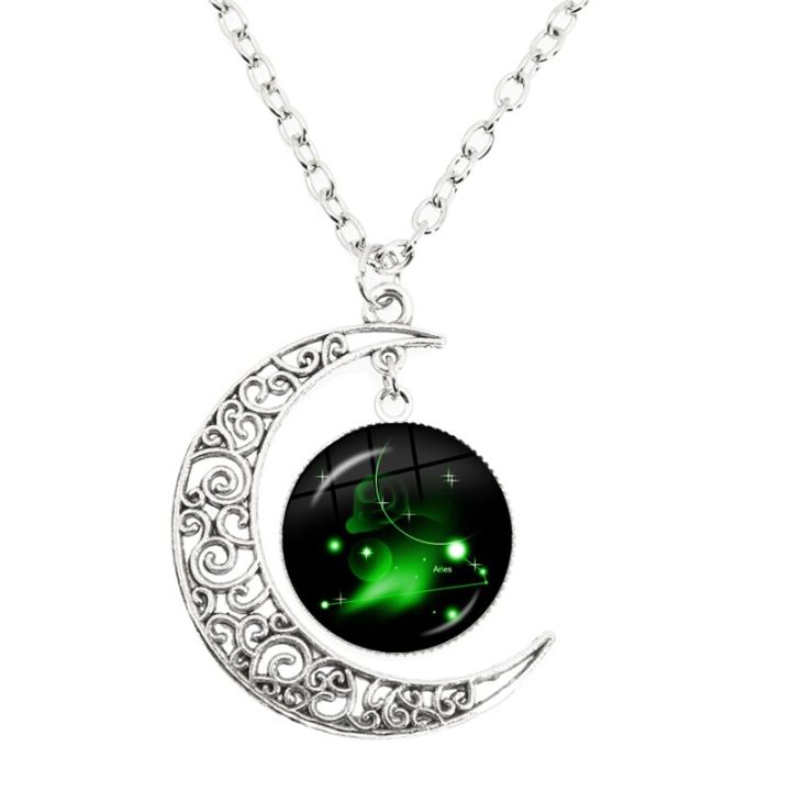 12%20Constellation%20Scorpio%20Sagittarius%20Capricorn%20Aquarius%20Pendant%20Silver%20Color%20Crescent%20Moon%20Necklace%20Jewelry%20Birthday%20Gift%20-%20Image%206