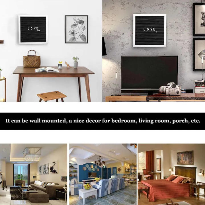 25cm*25cm%20Message%20Plastic%20Letter%20Board%20Sign%20Changeable%20Letters%20Numbers%20Room%20Decor%20(White%20Frame)%20-%20Image%204