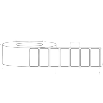 Barcode Label Sticker 30x10mm (2000 pcs sticker per roll) TT