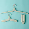 Mini Travel Foldable Closet Clothes Hanger Home Portable Windproof Non-slip Rack ANLAN.
