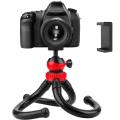 Portable Flexible and Universal Mobile Phone, Digital Single Lens Reflex Camera and Gopro Flexible Octopus Tripod. 