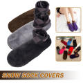 Indoor Floor Non-slip Thermal Socks Women Men Plush Wool Leopard Print Soft Thick Polyester Winter Yoga Sock Home Slippers Socks. 