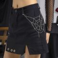 Punk Waist Chain Belt in Spider Web Silver Trousers Chain for Women Girl Men Jeans Belt Chain for Clothes Pant Cool Metal Chain.