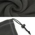 Fleece Scarf Drawstring Fleece Neck Sleeve Scarf Men Bandana Neck Warm Winter Windproof Tube Scarves For Face Snowboard Ski Buff.
