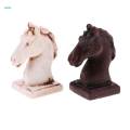 International Chess Game Leather Chessboard Crafted Resin Chess Pieces -. 