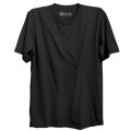 Black Jersey Short Sleeve T-shirt For Man. 