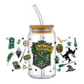 Cartoon Magic 16OZ UV DTF Cup Wraps Transfer Sticker For Glass Libbey Can Bottle Selfadhesive Washable DIY Custom. 