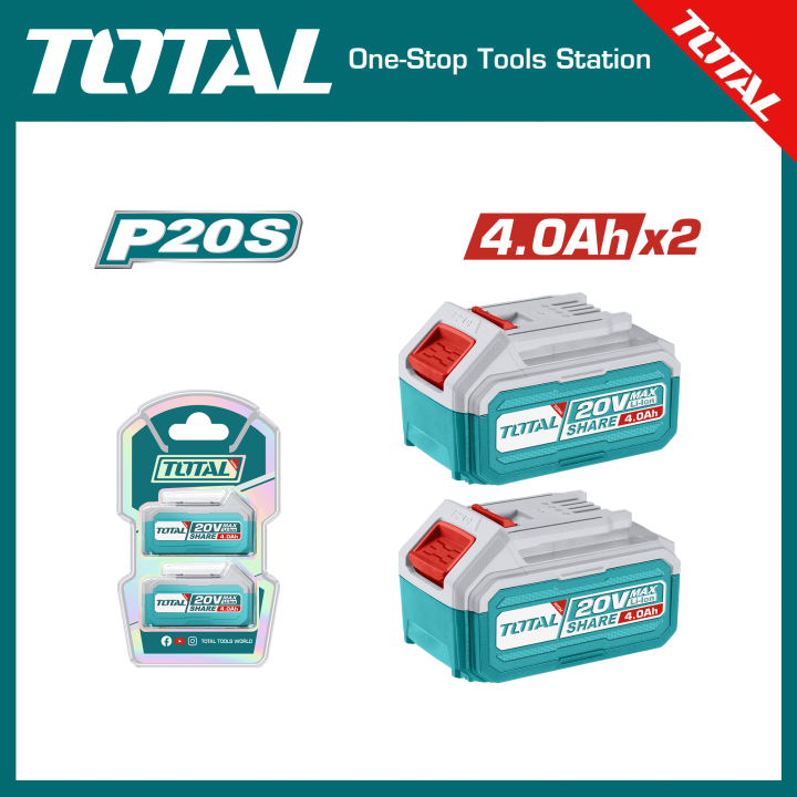 TOTAL TOSLI240312 P20S Lithium-Ion battery kit
