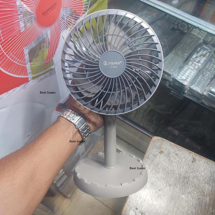 Joy%20Super%20JY-2218%20Professional%20Rechargeable%20Portable%20Mini%20Table%20Fan%20Strong%20Wind%20Left%20to%20Right%20Oscillating%20Angle%2045%20Degrees%20-%20AC/DC%20-%20Image%202