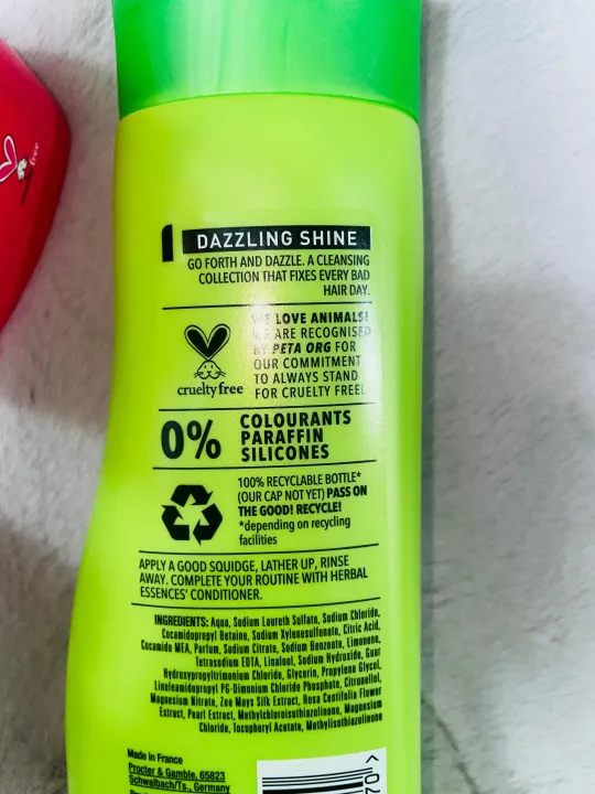 Herbal%20Essence%20DAZZLING%20SHINE%20Lime%20Essences%20Shampoo%20400ml%20-%20Image%203