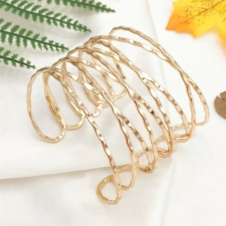 Unexda%20Designer%20Fashion%20Jewelry%20Bracelets%20Luxury%20For%20Women%20Simple%20Cutout%20Cuff%20Bracelets%20Party%20Gift%20Bracelet%20Gothic%20Accessories%20-%20Image%202