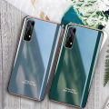 For Realme Narzo 30 Case Silicone Soft Back Covers Electroplated Avocado Green Glitter Full Protector For s Realme Narzo 30 Back Cover. 