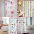 Elegant Waterproof Shower Screen With 12 Rings - Elevate Bathroom With Modern Accessory - Part Of Our High-Quality Bathroom Collection. 