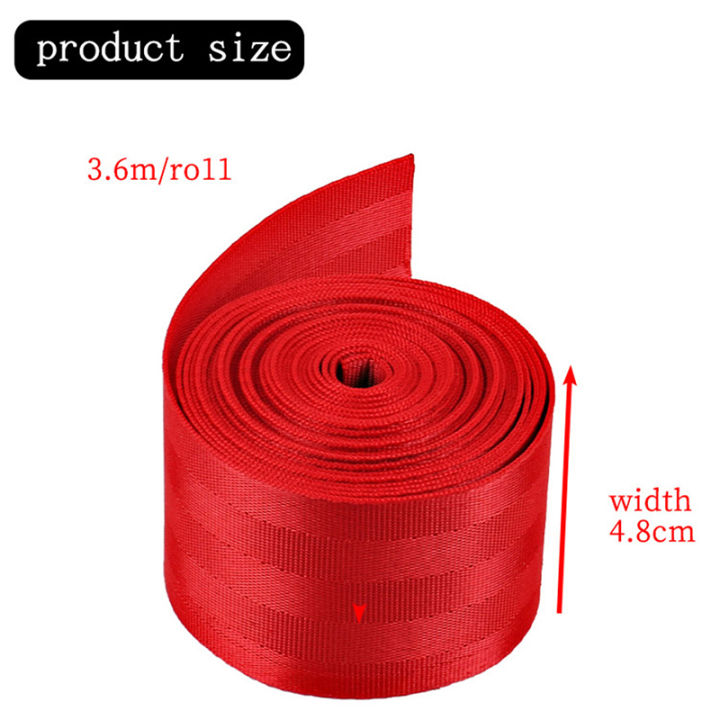 Car%20Seat%20Belt%20Webbing%20Polyester%20Seat%20Lap%20Retractable%20Nylon%20Safety%20Strap%203.6M%204.8MM%20-%20Image%202
