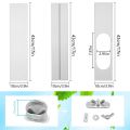 Portable Air Conditioner Window Kit with Exhaust Hose 13cm/5.1 Inch, Adjustable Length Portable AC Window Vent Kit. 