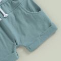 Baby Boy and girls Short Sleeve T-shirt Tee Shorts 2 Pcs Outfits Set used children baby comfortable T-shirt and pant baby toddler kids beautiful design. 