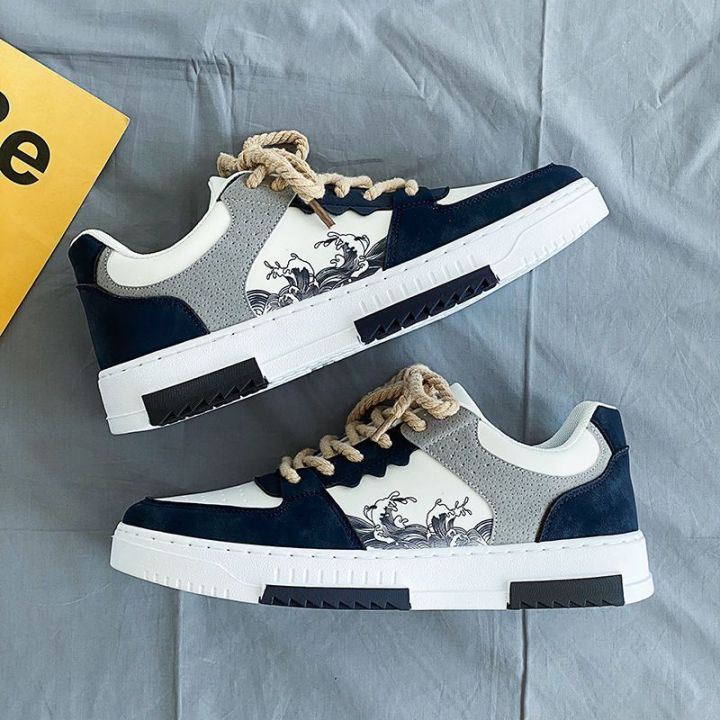 2024 Autumn New Sports Men Skate Shoes Flat Wear-Resistant