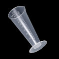 1/5pcs 50/100ML Transparent Graduated Measuring Cup Plastic Triangular Measuring Cup Paint Mixing Cup Kitchen Tool.
