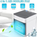 Latest Quality Portable Mini USB Air Cooler with 7 Colors LED lights Personal AC Fan Desktop Air Conditioner for Office/Home. 