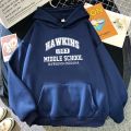 Brand stranger things 1983 Print Hoody Men Harajuku Soft Sweatshirt Fashion Warm Hooded Autumn Fleece Casual Sportswear.
