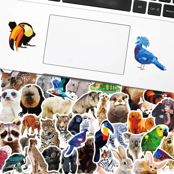 10/25/50pcs%20Rainforest%20Jungle%20Animal%20Stickers%20for%20Wall%20Decals%20Zoo%20Laptop%20Water%20Bottle%20Scrapbooking%20Luggage%20phone%20laptop%20helmet%20-%20Image%204