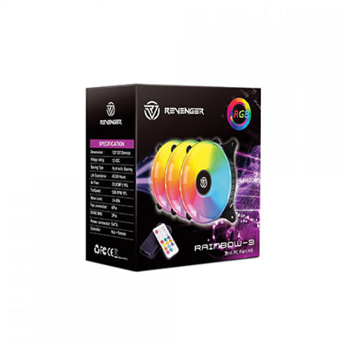REVENGER RAINBOW-3 3 IN1 PC FAN KIT
