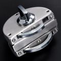 Heavy Duty 3 Keys Office Glass Door Lock 13-18mm No Need Drilling Glass Display Cabinet Locks Stainless Steel Rotary Sliding Room Door Locks Shop. 