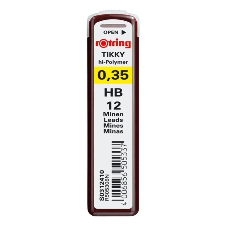 rOtring High-polymer fine leads 0.35 HB