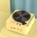 Manovo H3 Macaron Vinyl Record Player Bluetooth Speaker Retro Radio Stereo. 