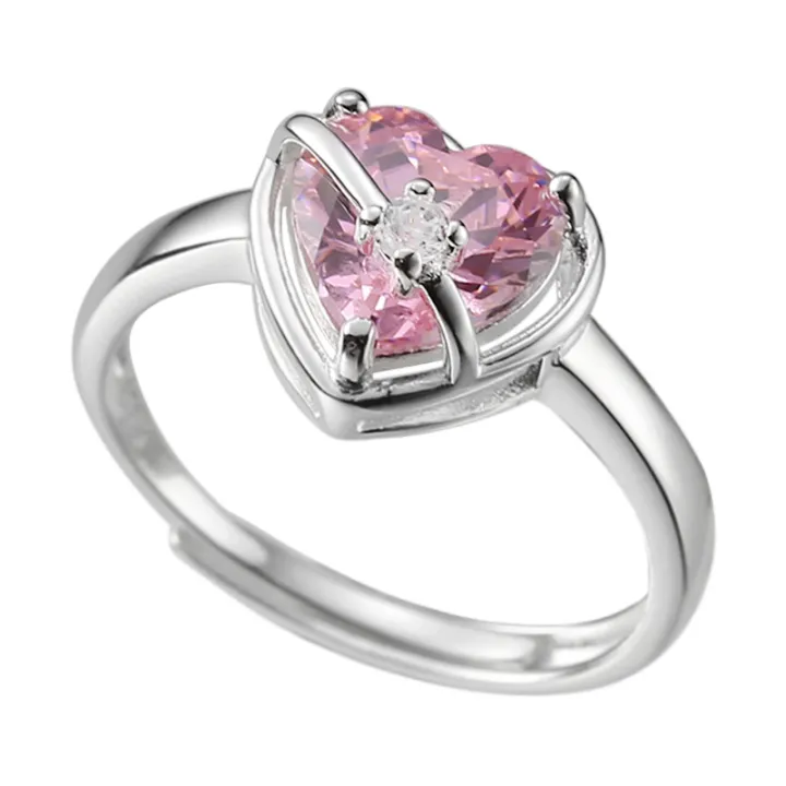 Full%20body%20925%20sterling%20silver%20ring%20female%20pink%20love%20ring%202022%20early%20spring%20new%20gem%20girl%20heart%20J182j%20-%20Image%205