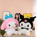Sanrio Kuromi My Melody Plush Toy 75cm Large Kawaii Cute Cartoon Plush Stuffed Doll Super Soft Sleeping Pillow Birthday Gift. 