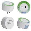【ETOP】 Mini Timer Socket Mechanical Program Timer Switch Socket Wall Outlet 220V US Plug. 