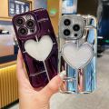 Electroplating 3D Hollow Love TPU Phone Case For iPhone 11 Pro Max/iPhone 12 Pro/iPhone 14 Plus/iPhone 14 Pro/iPhone 12 Pro Max/iPhone 15 Pro Max/iPhone 15 Pro/iPhone 15/iPhone 11 Pro/iPhone 13 Pro/iPhone 13 Pro Max/iPho.