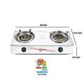 RFL Double SS Auto Gas Stove (QUEEN CI) LPG Upoma Outlet Store. 