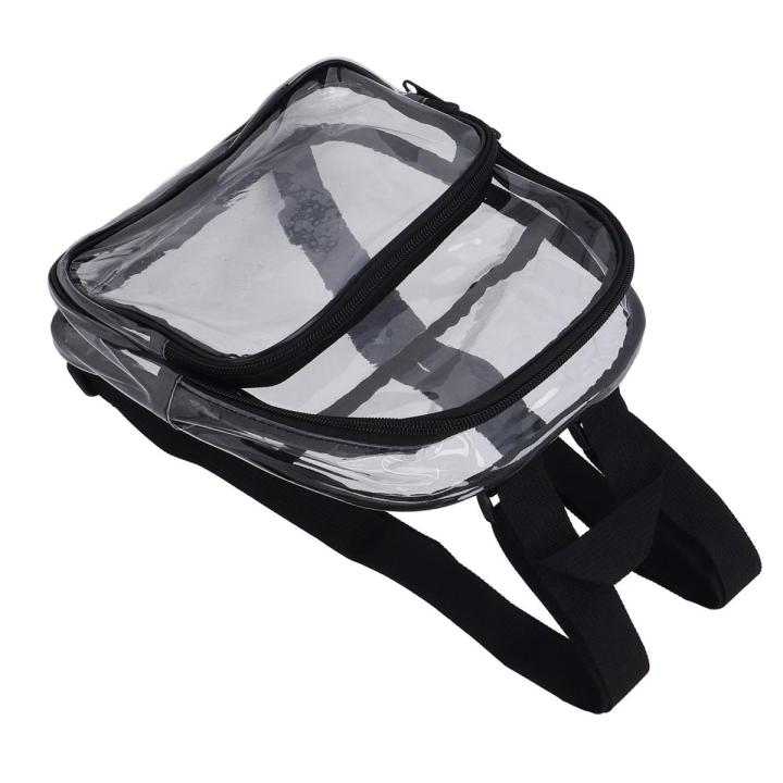 Mini Transparent Backpack, PVC Small Clear Backpack Convenient for - Main Image
