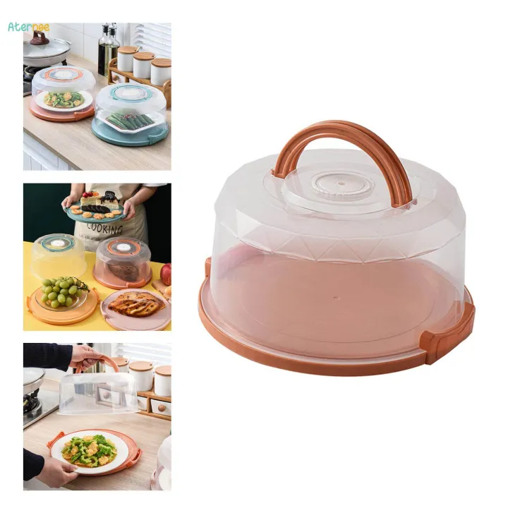 8inch%20Portable%20Cake%20Carrier%20Cupcake%20Container%20for%20Cookies%20Dishes%20Picnic%20-%20Image%202