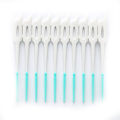 100pcs /Set Silicone Interdental Brushes Super Soft Dental Cleaning Brush Teeth. 