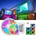 RGB Full Color SMD5050 5 Meter LED Strip DC 12V 16 Color LED Strip 24Key Remote makes Full White Color. 