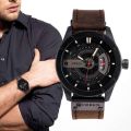 Inspired by CN Inspired by MEN  8301 Men’s PU Leather Quartz Waterproof Watch For Men's. 