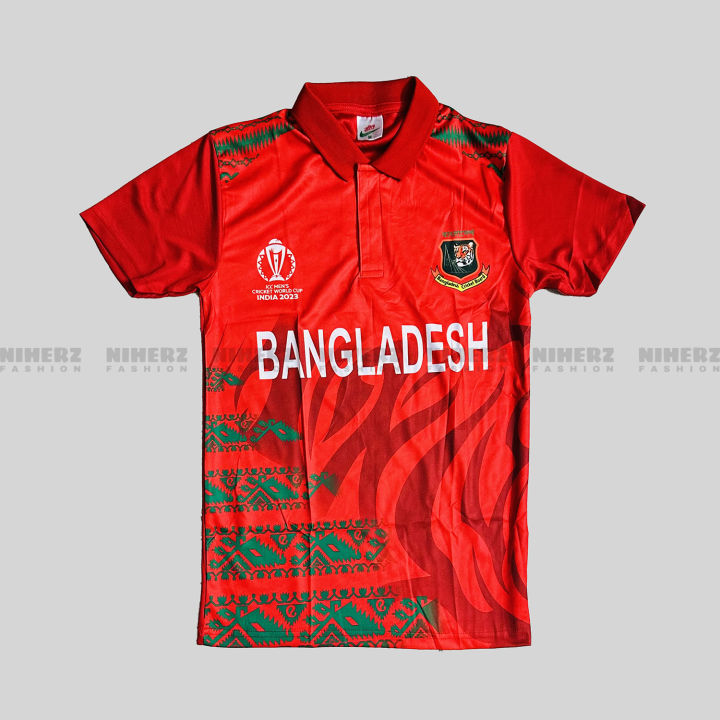 Bangladesh World Cup Jersey 2023/2024 Session - Bangladesh World Cup Jersey - Player Edition Jersey - Bangladesh Cricket Board - Home/Away Kit - Special Fans Version Jersey 2024/25 - BCB Jersey - Cricket Jersey