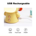 Qiunery Cute LED Desk Lamp With USB Charging Port, 360 ° Universal Adjustment, 2nd Gear Dimming Dimmable Reading Lamp For Children's Birthday Gifts, Portable Bedside Night Lamp. 