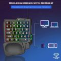 5 in 1 Bluetooth Gaming Keyboard Mouse Converter Combo for Smartphone, play your mobile games using the keyboard and the mouse Gaming Accessory Kit (Multicolor, For Android, iOS). 