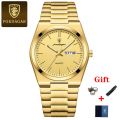 Poedagar 930 European And American Fashionable Stailnless Steel Men's Quartz Watch For Men. 