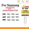 Power button For Samsung Galaxy A3 A5 A7 2017 A320 A520 A720 Power and Side Button Keys button on off volume up and down button on the side Replacement Part. 