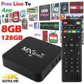 MXQ Pro 4K Android Smart TV Box - 8GB/128GB,.