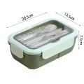 1100ML Lunch Box For Adults and Student ,3 Grids Leakproof Microwaveable Seal Bento Box With Fork Spoon and Knife. 