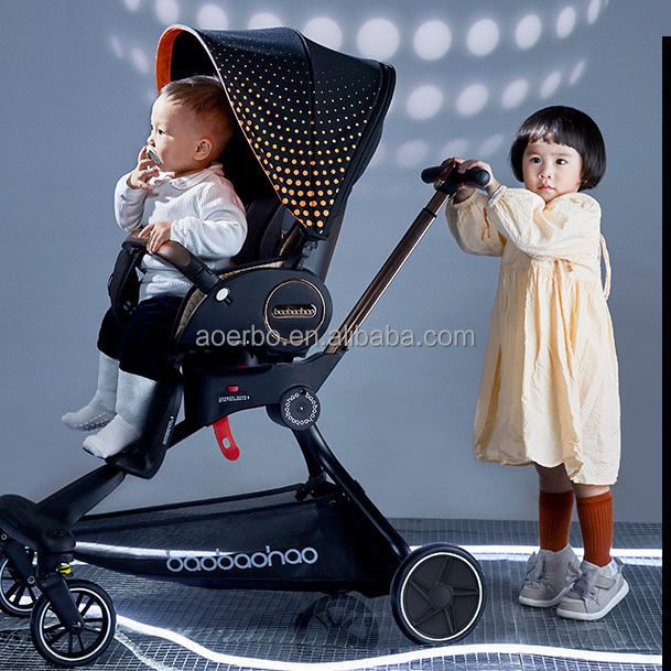 Baobaohao v9 Luxurious Pushchair Baby Stroller Factory With High Quality Child Baby Prams Stroller Folding Customized Stroller