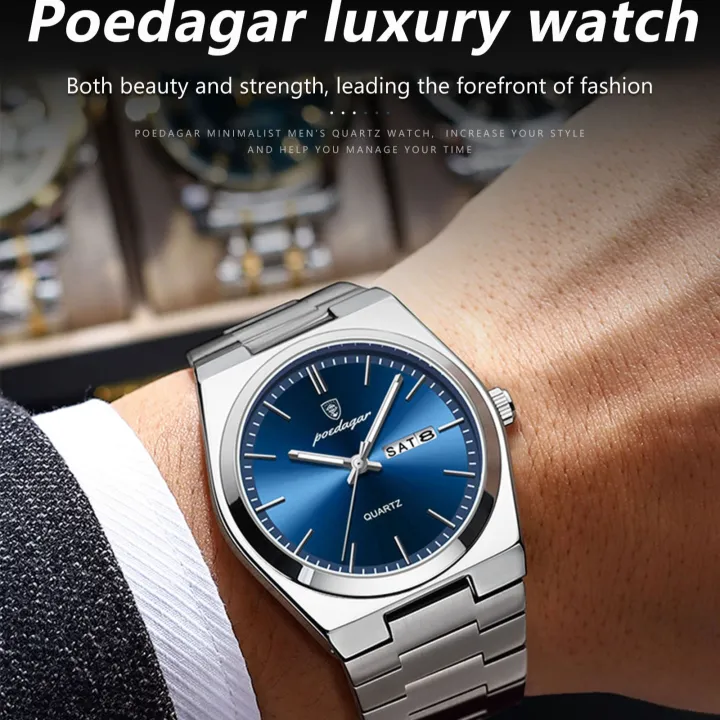 POEDAGAR%20930%20Business%20Luminous%20Stainless%20Steel%20Quartz%20Men%E2%80%99s%20Watch-%20Silver%20Blue%20&%20Rose%20Gold%20-%20Image%204